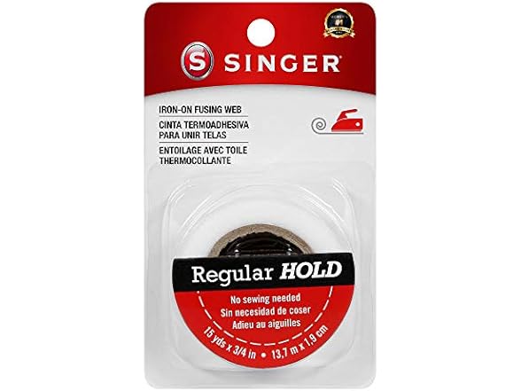 (4 or 5pk) SINGER Iron-On Fusing Web 3/4"