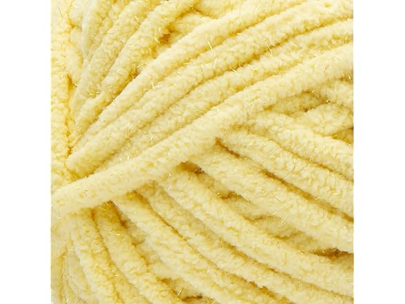 Bernat Baby Blanket Sparkle Yarn-Sunshine