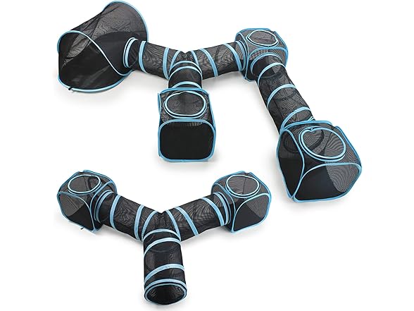 INTURN Cat Tent w/Tunnel, 2-Cube
