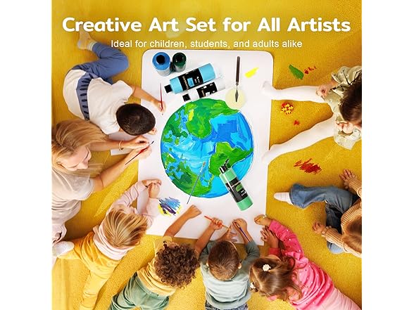 Color More 14 Colors Acrylic Paint Set