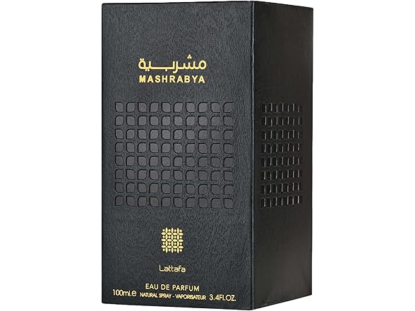 Lattafa Mashrabya Eau de Parfum Spray, 3.4 Ounce / 100 ml (Smoking Hot by Kilian Twist)