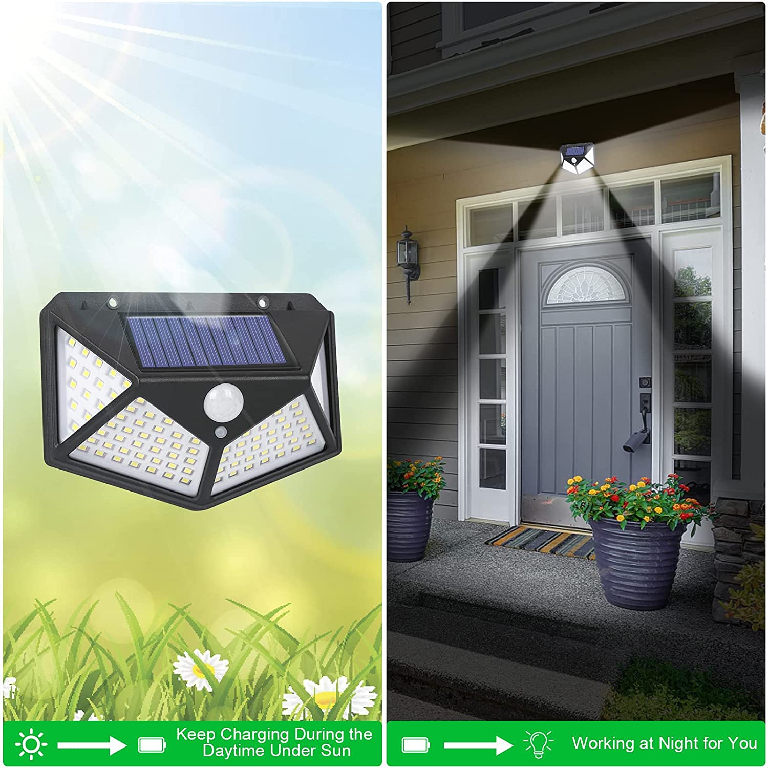 2 Pk Marquee Innovations Solar LED Outdoor Lights - Gallery 12