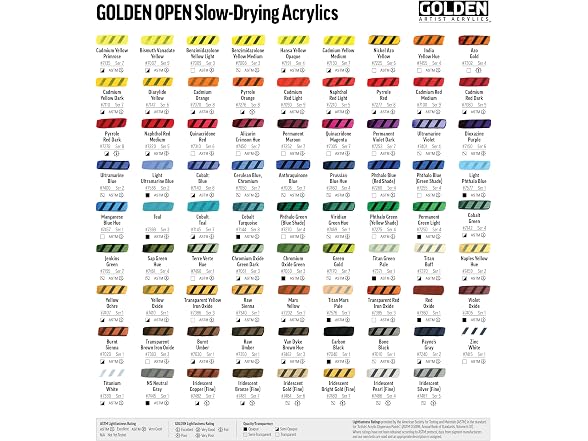 OPEN Slow-Drying Acrylics by GOLDEN, Red