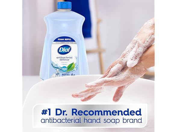 Dial Antibacterial Hand Soap Refill Spring 52oz