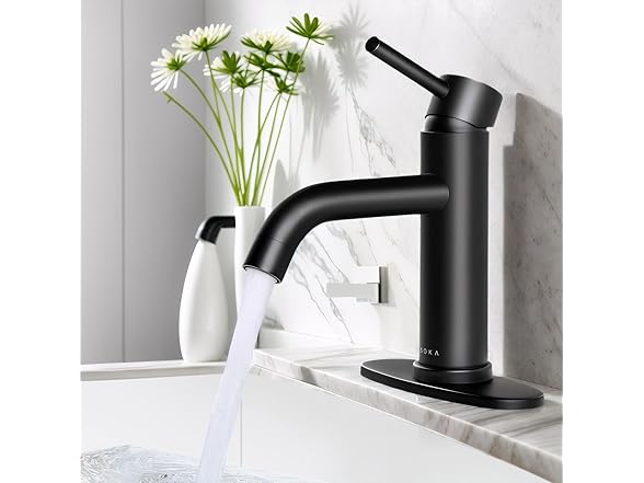 SOKA Bathroom Sink Faucet Single Handle Stain
