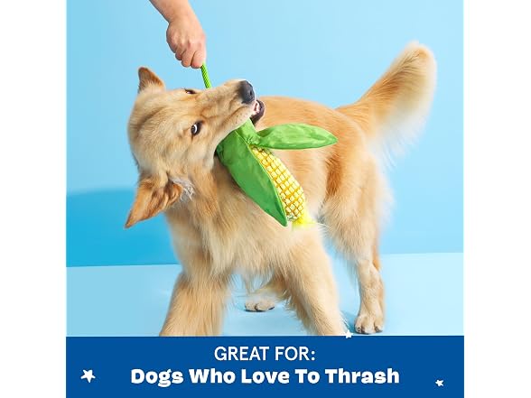 Barkbox Corn on the Slob Dog Toy