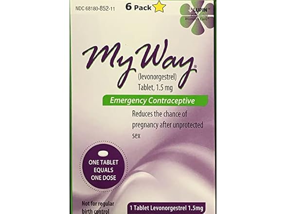 6CT LUPIN My Way Emergency Contraceptive 1 Tablet Each