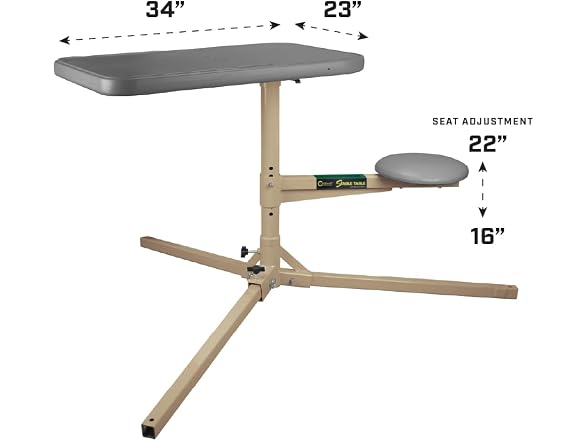 Caldwell Stable Table Shooting Bench, Tripod Frame