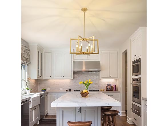 Bairth Gold Chandelier Farmhouse