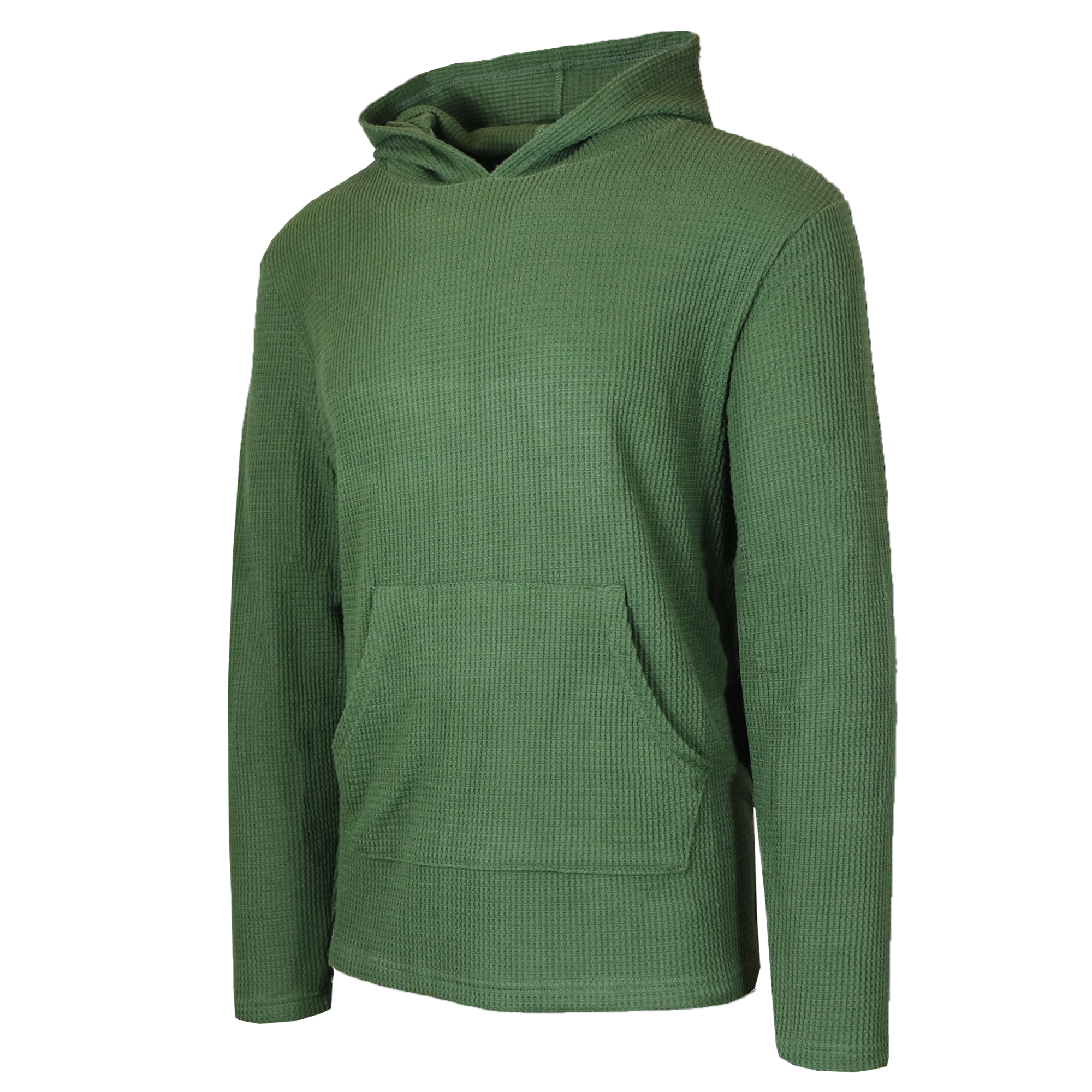 3Pk Mens Waffle Thermal Pullover Hoodie - Gallery 26