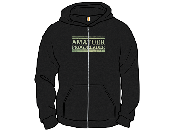 Amatuer Proofreader