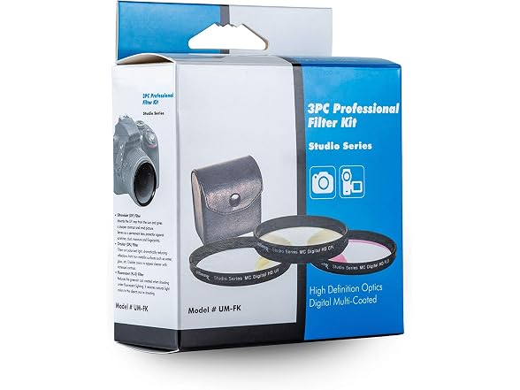 Ultimaxx 3 Piece Professional Filter Kit