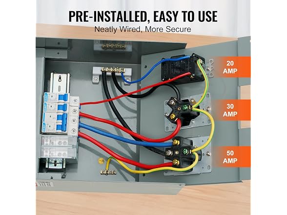 VEVOR Temporary Power Outlet Panel