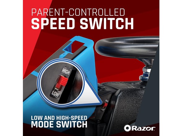 Razor Crazy Cart Shift Electric Go Kart for Kids