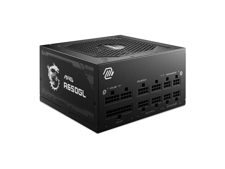 MSI MAG 650W 80 Plus Gold Power Supply
