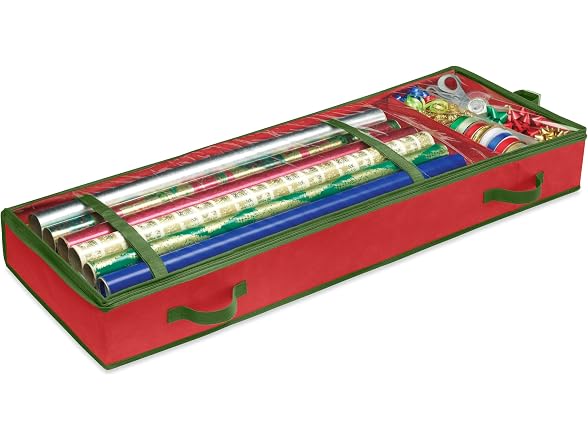 Whitmor Christmas & Holiday Gift Wrap Organizer