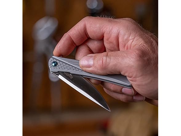 SMITH’S 3-Inch Folding Knife Stonewash Finish