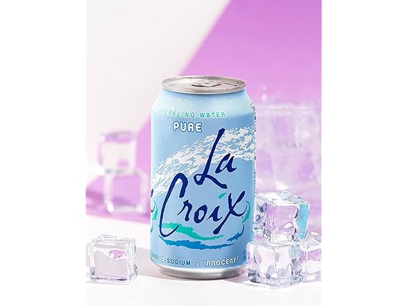 8PK LaCroix Sparkling Water, Pure, 12 Fl Oz