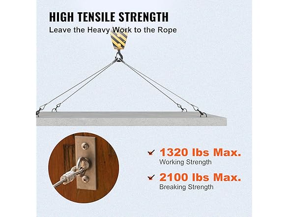 T316 1x19 Stainless Steel Cable 1/8" Cable Rail Wire Rope Aircraft Cab