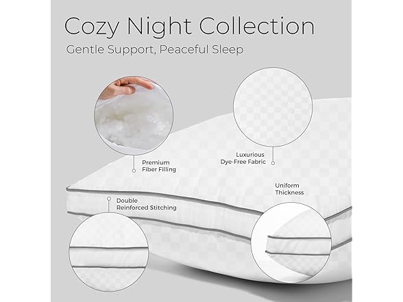 Sweetnight Pillows Queen Size Set of 2