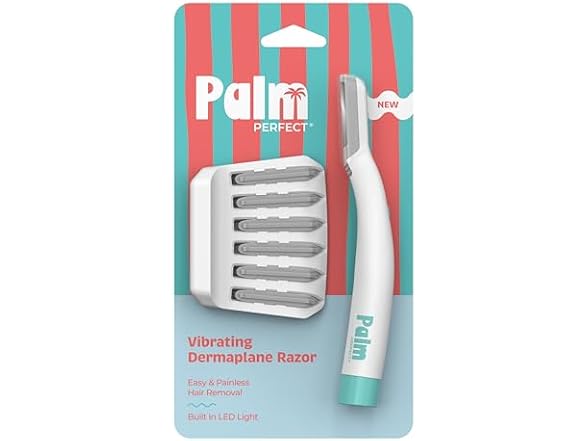 PalmPerfect Vibrating Dermaplane Razor