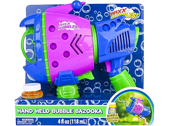 Maxx Bubbles Handheld 12" Bubble Bazooka