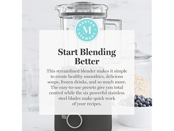 Martha Stewart 50oz Countertop Blender