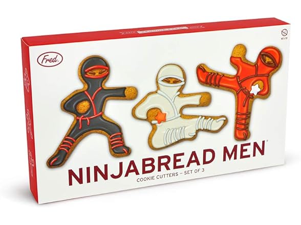 Genuine Fred Ninjabread Cutters 3pk