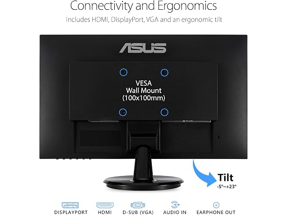ASUS VA24DQ 23.8” Monitor