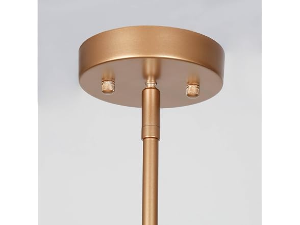 KSANA Gold Pendant Light Seeded Glass