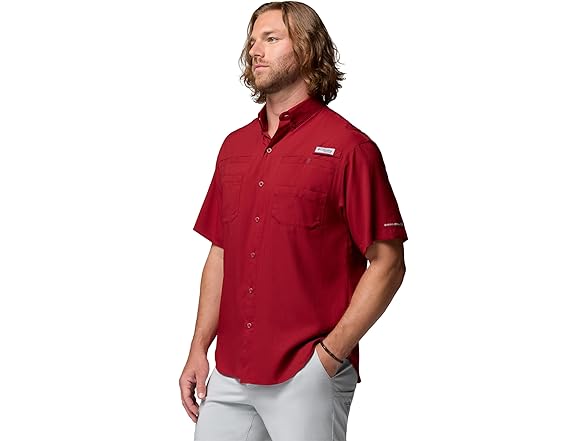 Columbia PFG Tamiami II Shirt (XL) Beet