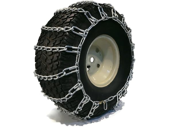 The ROP Shop Pair of 2 Link Tire Chains 15x5x6