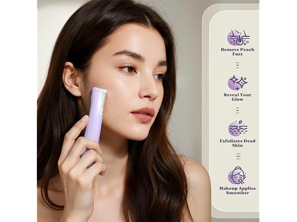 Bnu Dermaplane Razor Women Face Peach Fuzz and