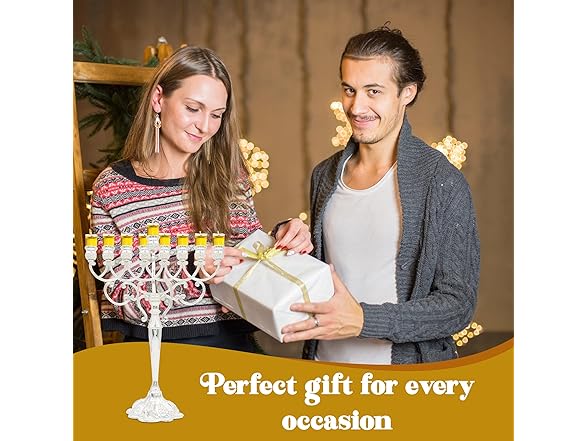 Majestic Giftware Silver-Plated Chanukah