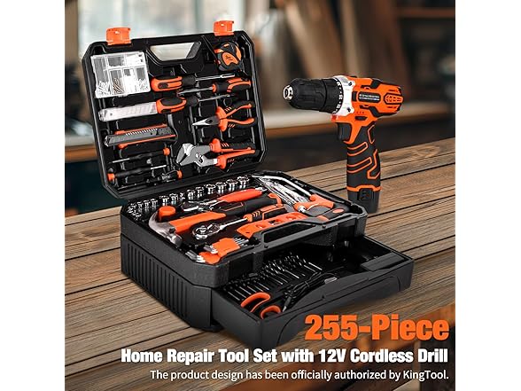 Thatool 255-Piece Tool Set with Drill