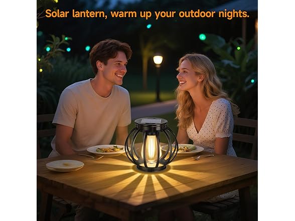 siruitong B0F8NP33SY 2 Pack Solar Lantern - Pumpkin