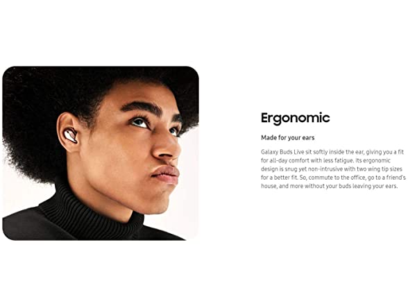 Samsung X0030D50TL Samsung Galaxy Buds- Mystic Black- ren