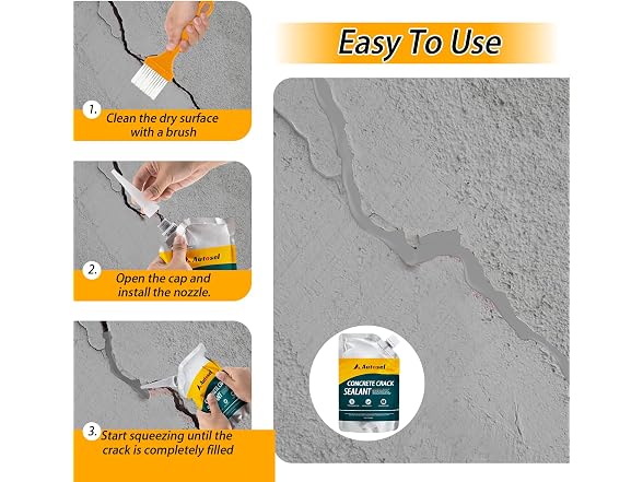Autosel Concrete Crack Filler 2Pcs