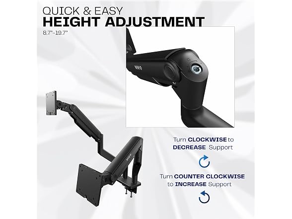 VIVO Heavy Duty Dual Ultra-Wide Monitor Tension Arm