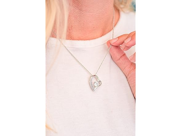 To My Wife Love Necklace 14k white gold