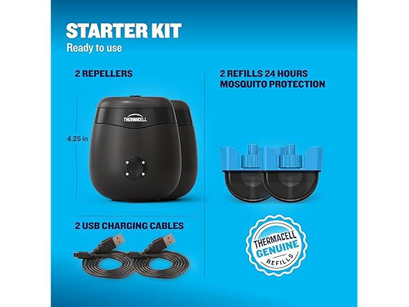Thermacell E55 Mosquito Repeller 2-Pack