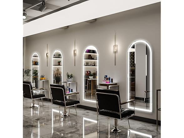 LED Arched Full Length Mirror