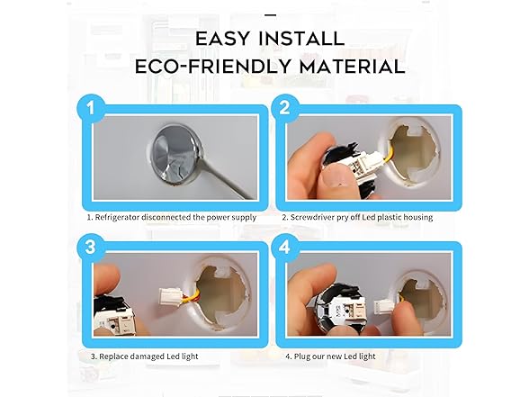 GE Refrigerator Light Replacement