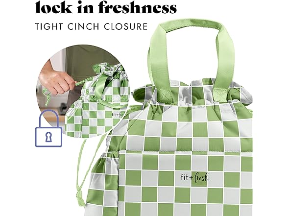 Fit & Fresh Cromwell Drawstring Lunch Bag