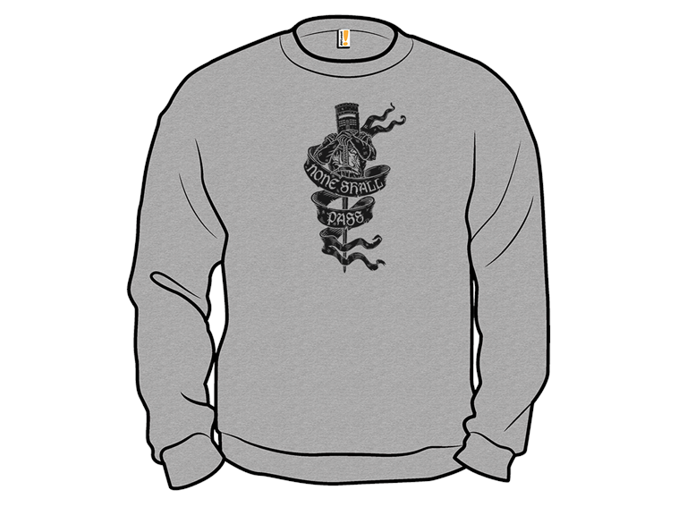 None Shall Pass Tattoo