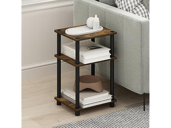 Furinno JUST 3-Tier End Table