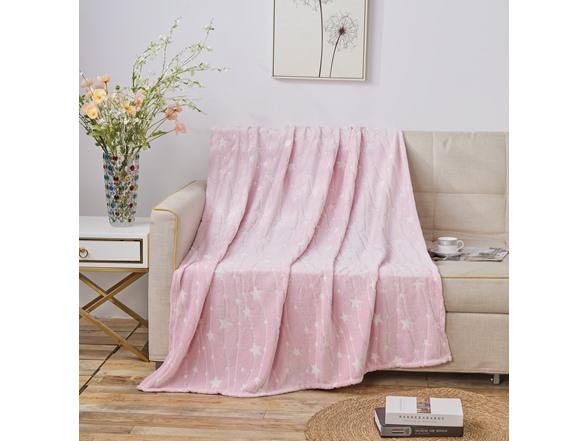 2Pk Glow In The Dark Throw Star Light