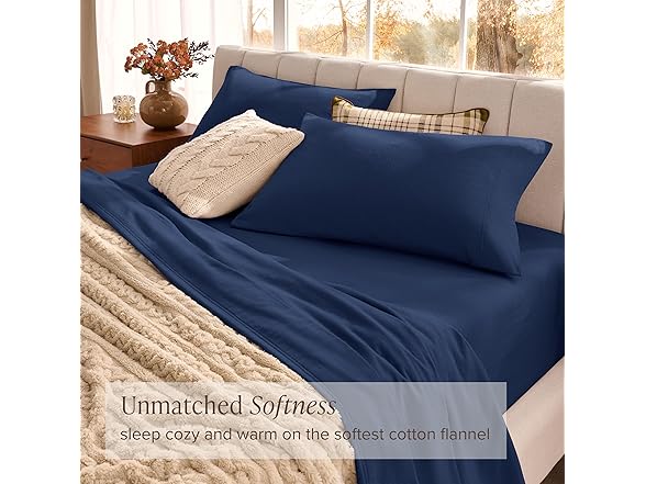 Bare Home Organic Flannel Cotton Sheet Set