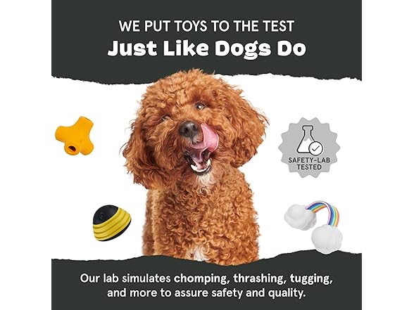BARK Wild Borris Super Chewer Dog Toy Small