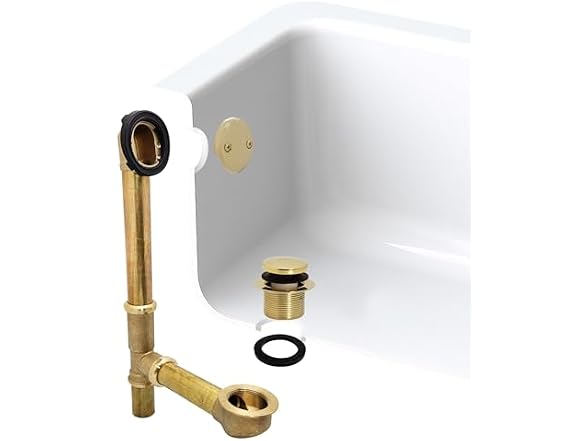 Westbrass 14in Waste Overflow Tip-Toe